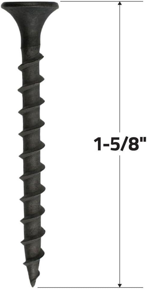 Grip-Rite No. 6 X 1-5/8 in. L Phillips Drywall Screws 1 lb 200 pk