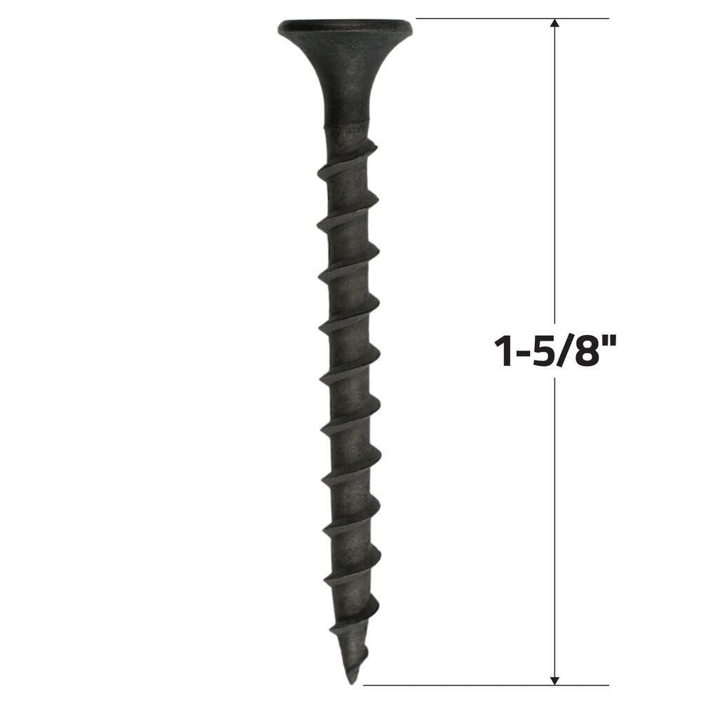 Grip-Rite No. 6 X 1-5/8 in. L Phillips Drywall Screws 1 lb 200 pk