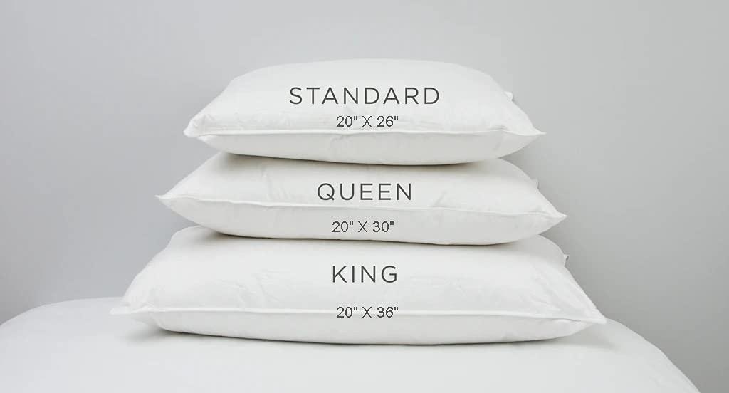 Luxury Hotel Collection, Ultra Soft Pillow Protector | Pillow Cover with Zipper, Soft & Comfortable for Hair and Skin, White - Queen Size - Set of 4