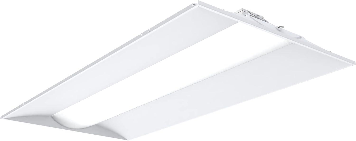 4-ft White LED Recessed Mount Indoor/Outdoor Light Fixture