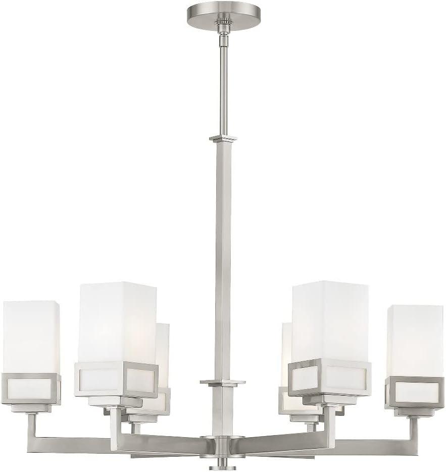 Livex Lighting Harding 6 - Light Chandelier in  Polished Chrome