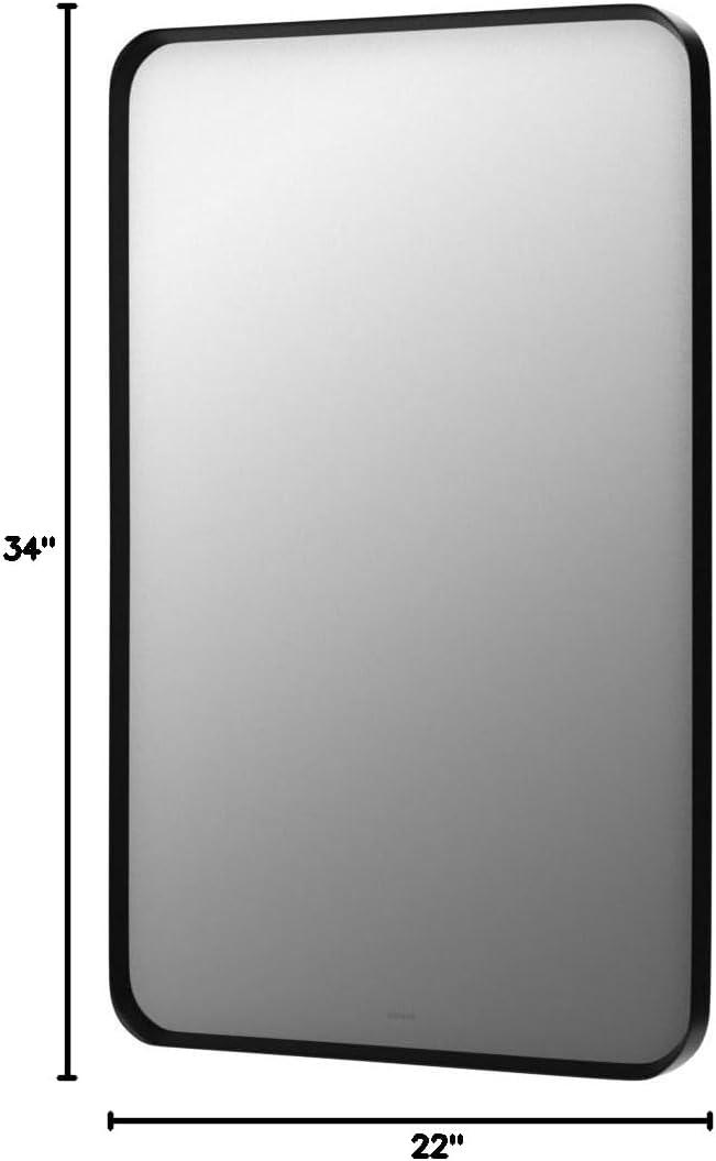 KOHLER Essential Rectangular Wall Mirror, Bathroom / Vanity Mirror with Frame