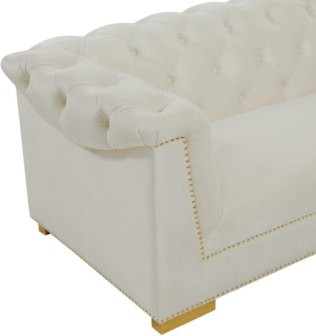 Farah 92.1'' Velvet Sofa