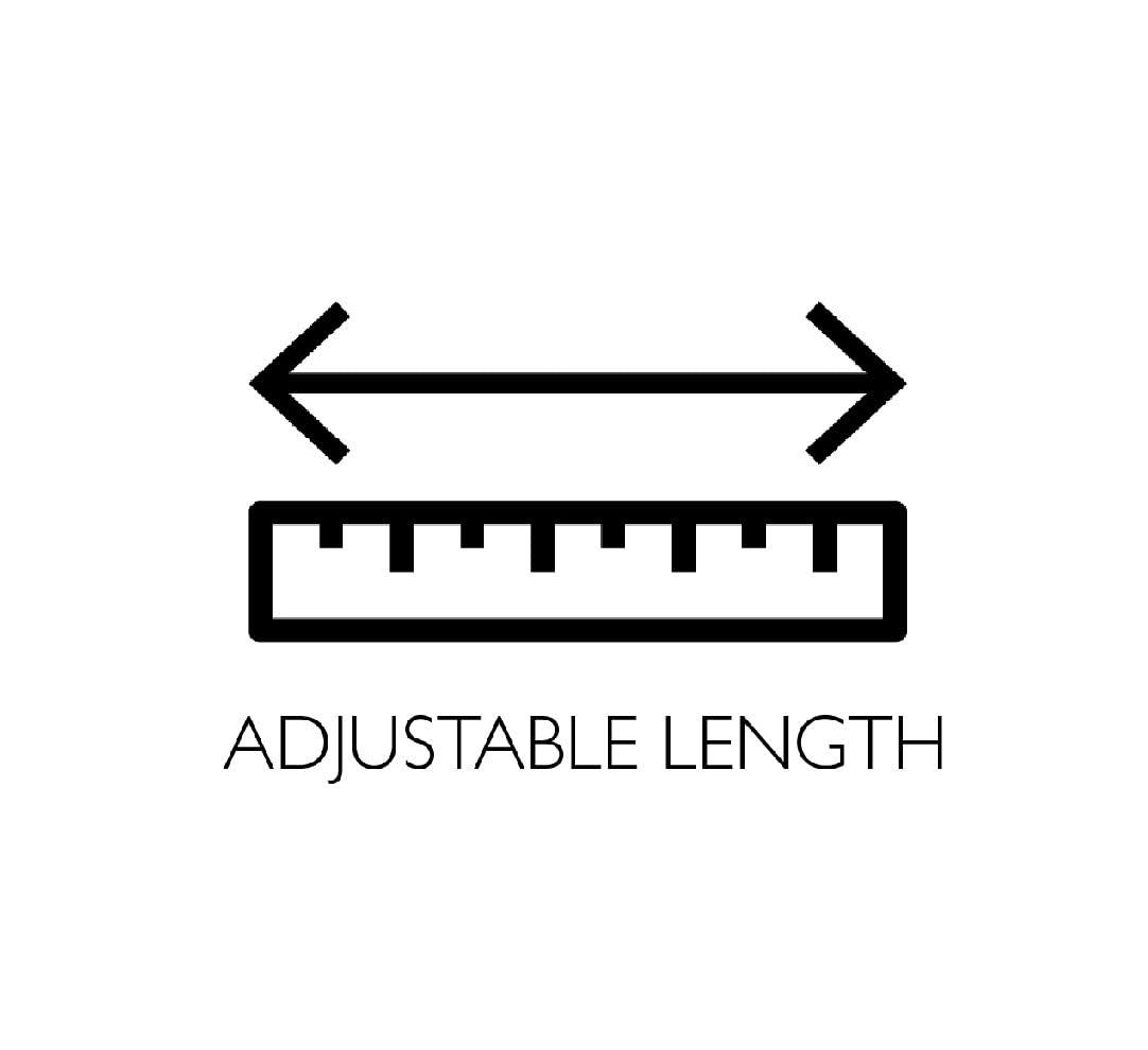 Design House  63" Adjustable Curved Fixed Shower Curtain Rod