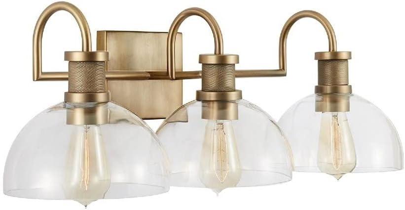 Capital Lighting Cassidy 3 - Light Vanity in  Aged Brass