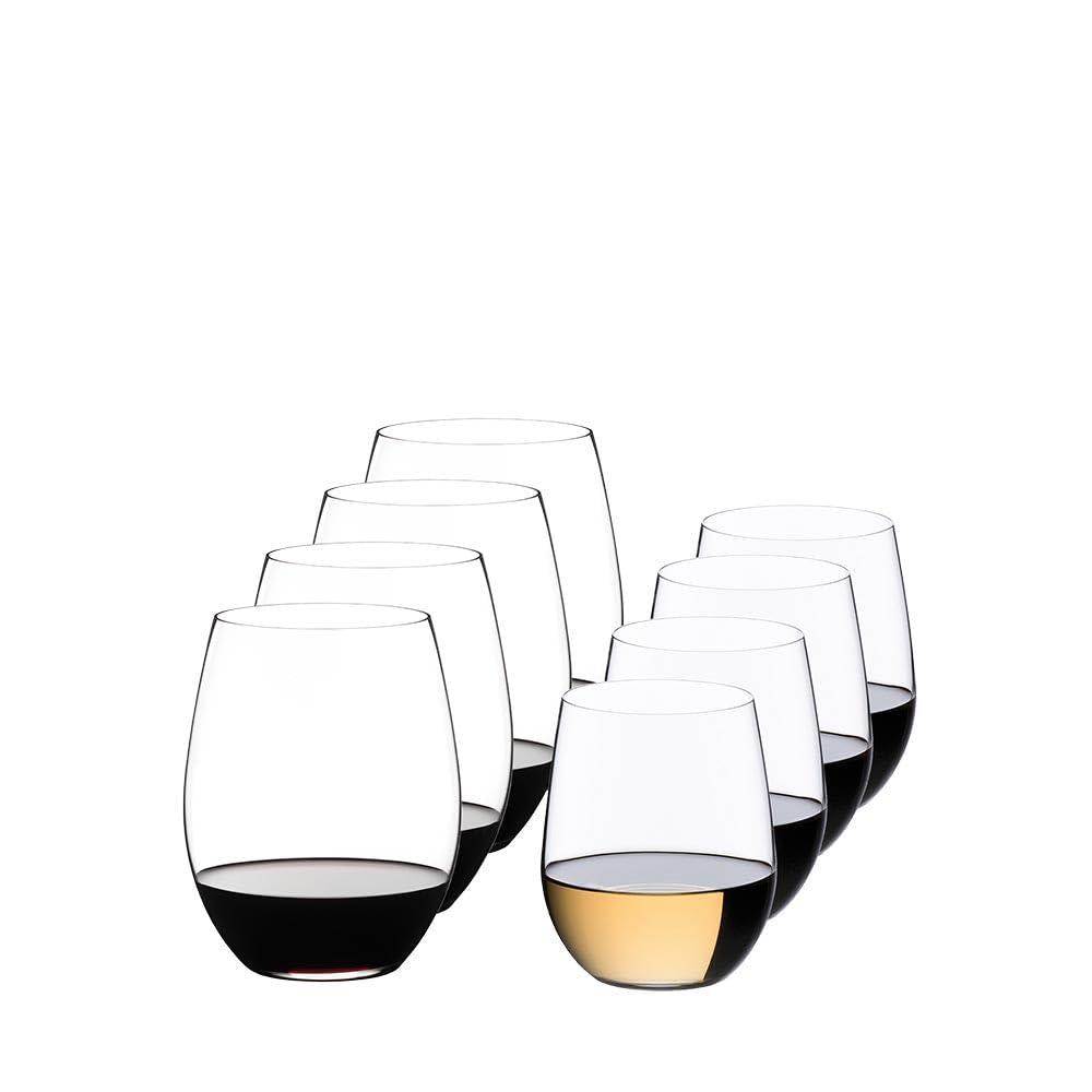 RIEDEL RIEDEL The O Wine Tumbler Cabernet/Viognier Wine Glass (Pay 6 Get 8) (Set of 8)
