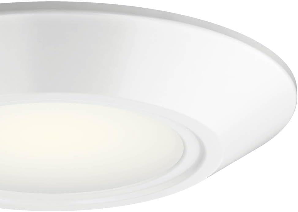 43873WHLED30-Kichler Lighting-Horizon III - 1 LED Downlight In Utilitarian Style-6.4 Inches Tall and 1.3 Inches Wide-White Finish-3000 Color