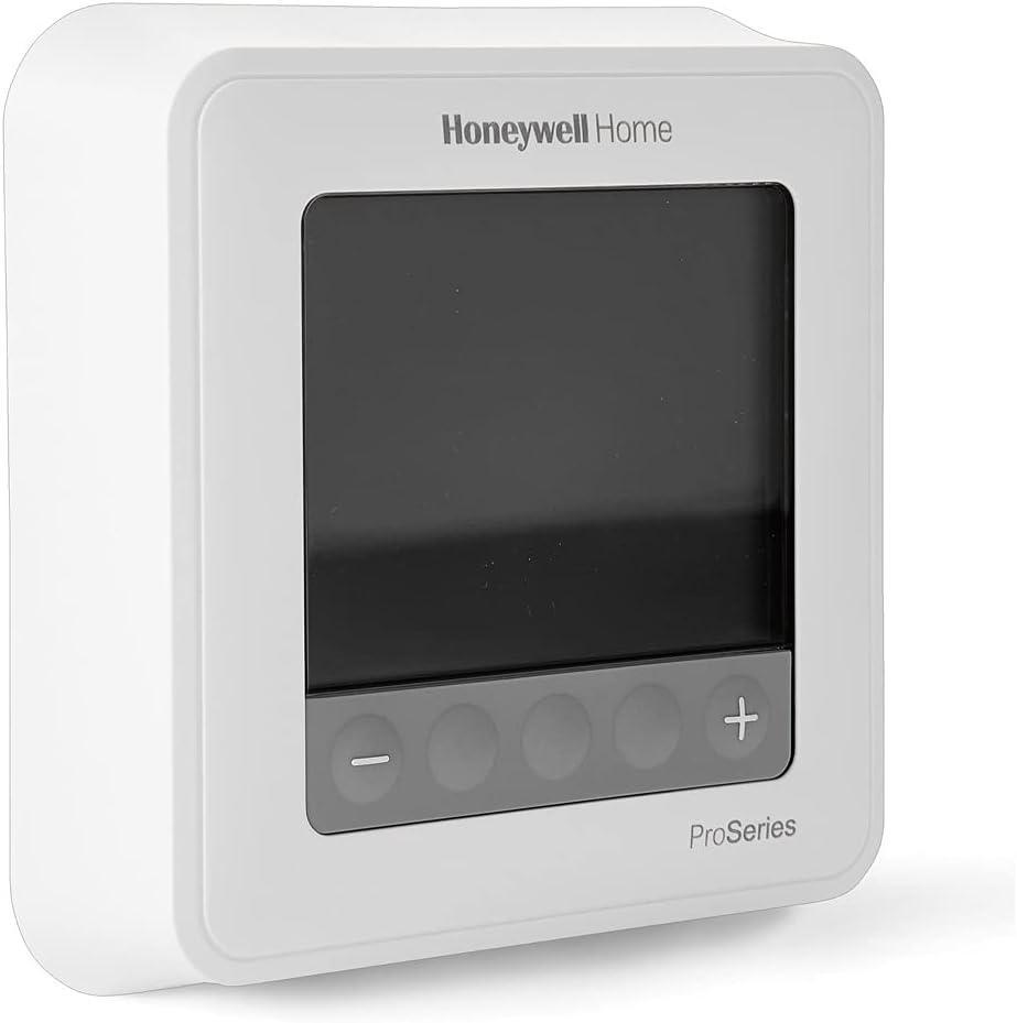 White Digital Programmable Square Thermostat with LCD Display