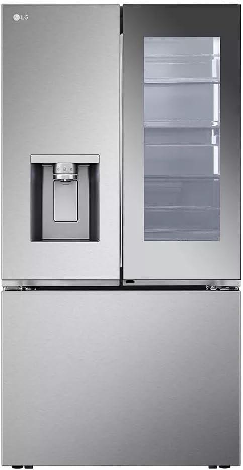 LG LRYKC2606S 25.5 Cu. Ft. Stainless Steel French Door Counter Depth Smart Refrigerator