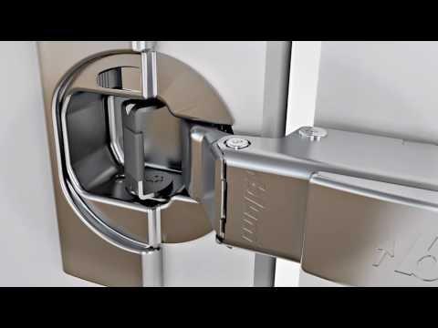 Blum Clip top BLUMOTION Soft Close Hinges, 110 Degree, Self Closing, Frameless, with Mounting Plates and Hinge Cover Plates (Inset - 2 Pack (1 Pair))