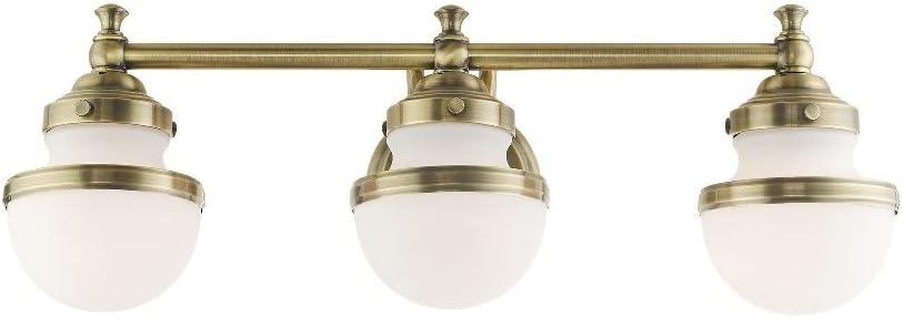 Livex Lighting Oldwick 3 - Light Vanity in  Brushed Nickel