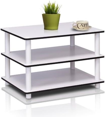 Furinno 11173 Just 3-Tier No-Tools Coffee Table, White