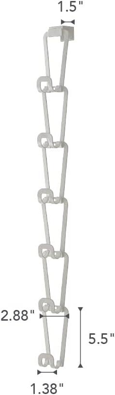 Yamazaki Home Chain Link Bag Holder - Closet Storage Hanging Organizer Rack, Steel