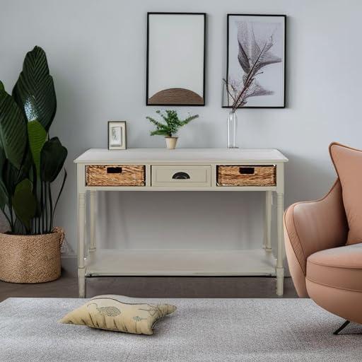 Christa Console - AMH5737D - Gray - Safavieh Couture