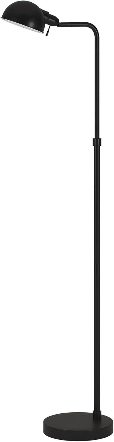 Evelyn&Zoe Modern/Contemporary 66" Tall Blackened Bronze Floor Lamp