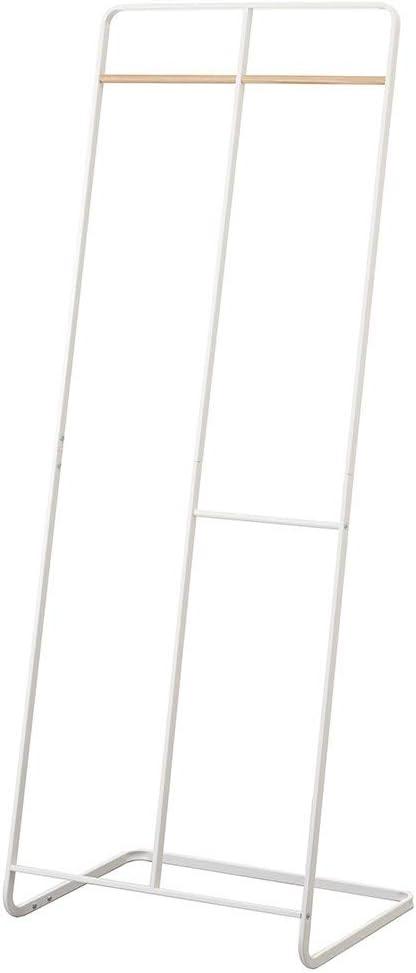 White 2-Level Coat Rack with Umbrella Stand