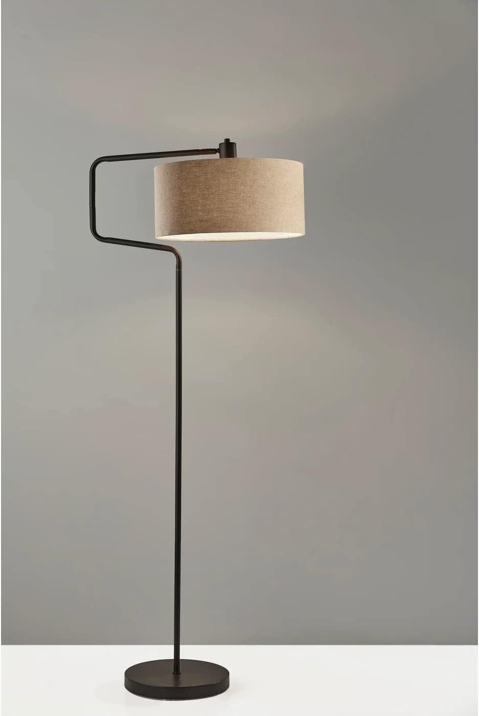 Wenham 57'' Swing Arm Floor Lamp