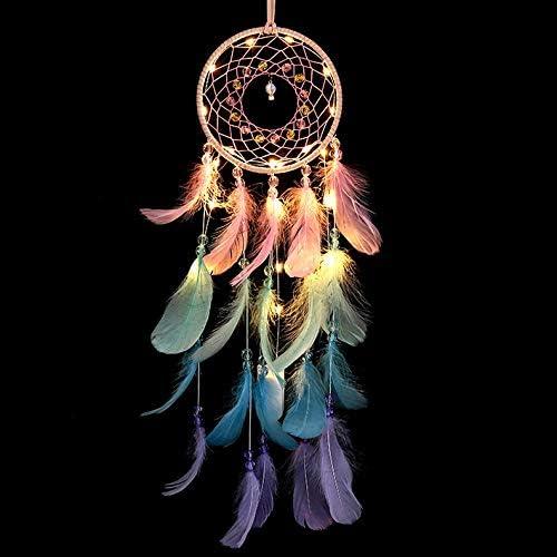 Kungugu Traditional Multicolor Metal LED Dream Catcher