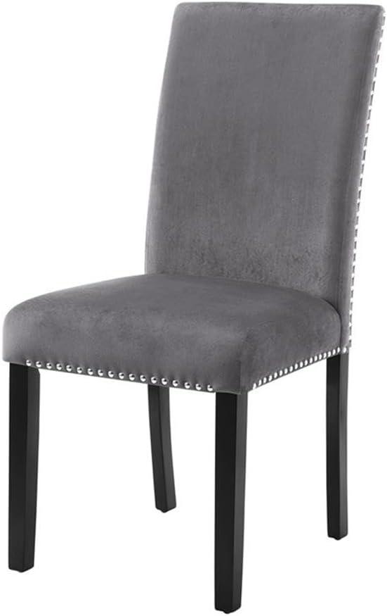 New Classic Furniture Celeste Solid Wood Dining Chairs in Gray (Set of 6)