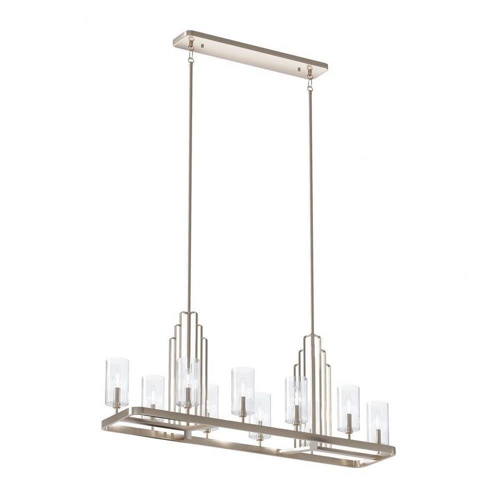 Kichler Lighting Kimrose 10 - Light Chandelier in  Polished Nickel