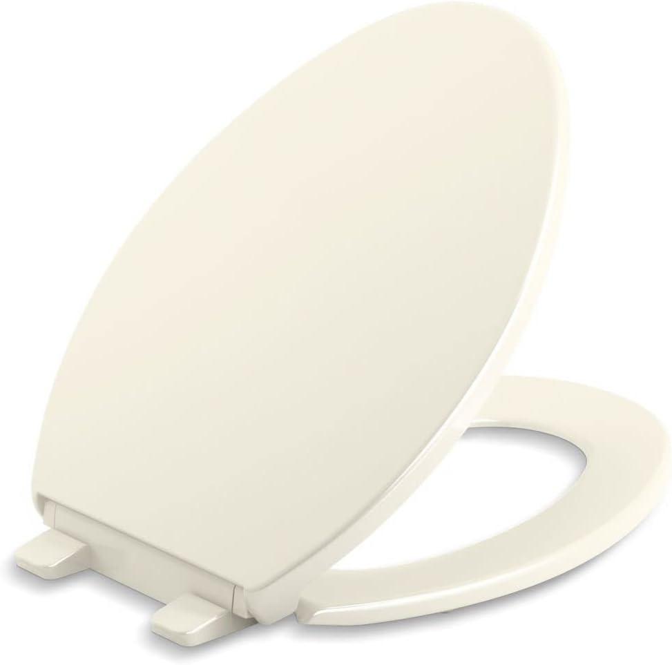 Kohler Brevia Quiet-Close Toilet Seat with Grip-Tight Bumpers and Quick-Attach Hardware