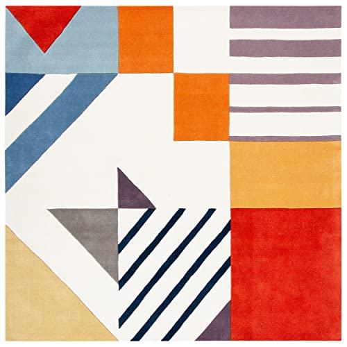 Tripoli Hand Tufted Wool Ivory/Multi Rug
