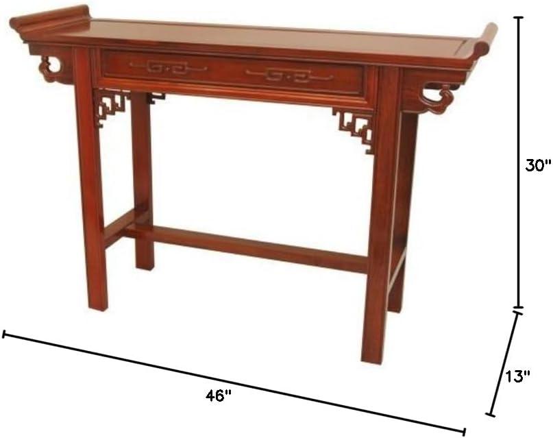 Oriental Furniture Qing Hall Table