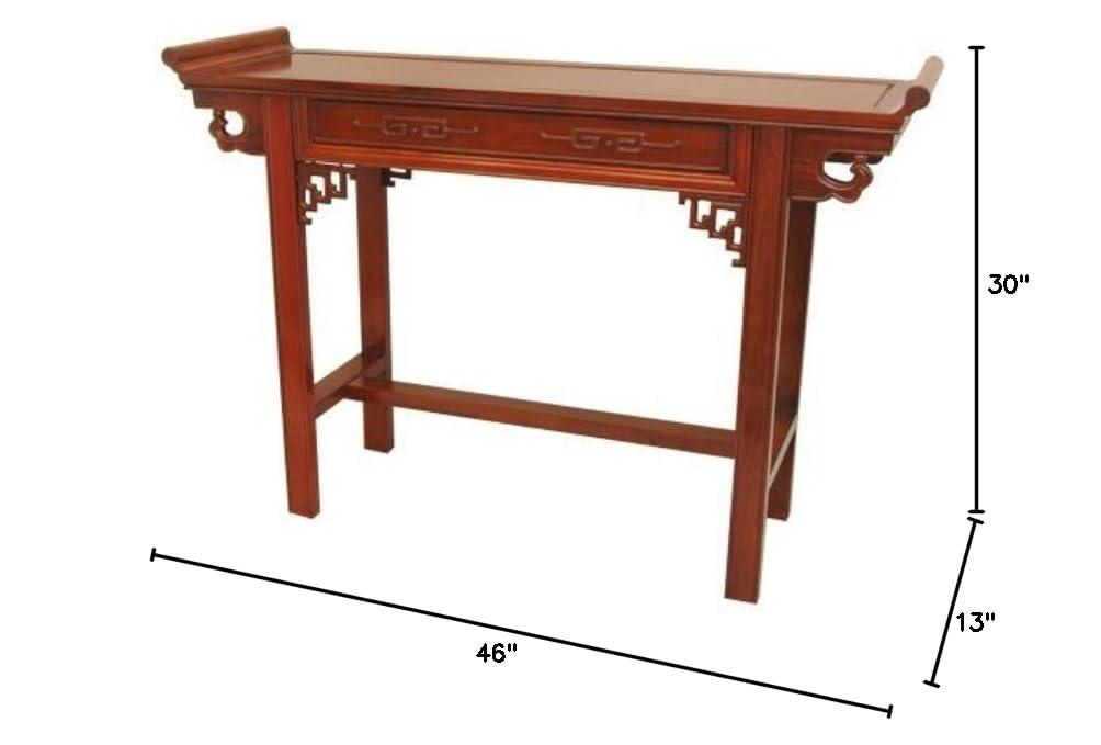 Oriental Furniture Qing Hall Table