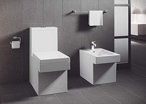 GROHE 40509001 Essentials Cube 23.622" Wall Mounted Cube Towel Bar