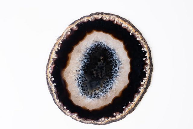 ANNA New York Gemstones Agate 4 Piece Coaster Set (Set of 4)