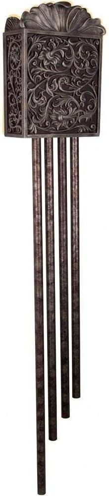 Craftmade Westminster Carved Long Chime in Hand Painted Renaissance Crackle - Silver