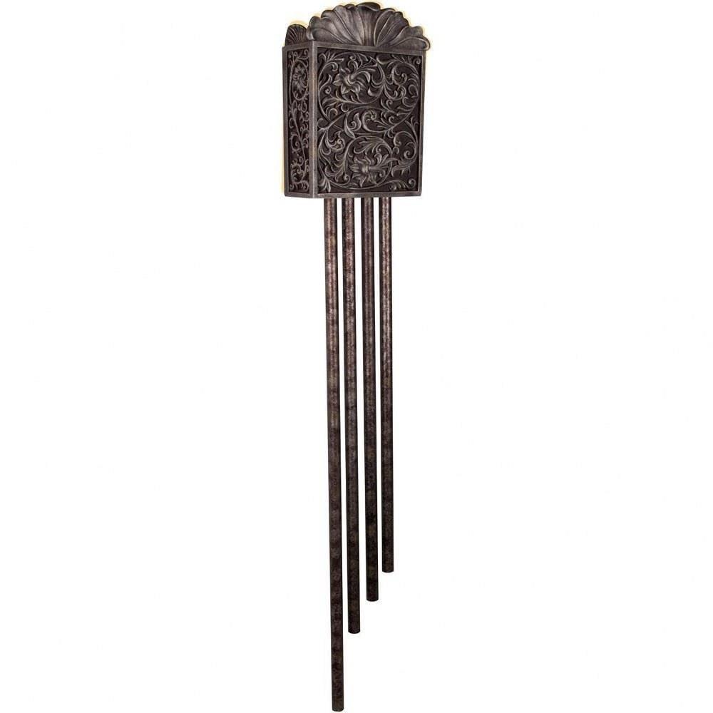Craftmade Westminster Carved Long Chime in Hand Painted Renaissance Crackle - Silver