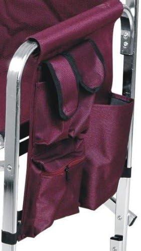 Ming's Mark SL-1204-BURGUNDY Stylish Camping Folding Director Chair - Burgundy
