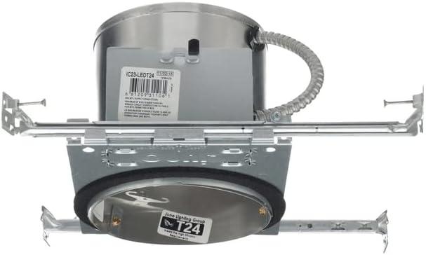 Air-Tight 6'' IC Rated Recessed Lighting Housing for New Construction