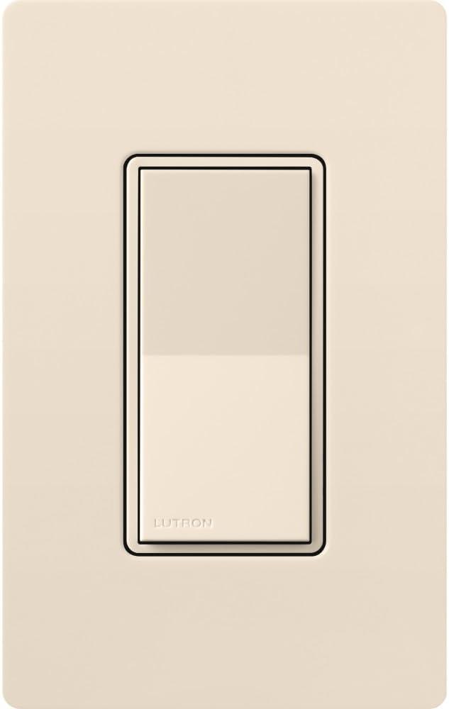 Light Almond Smart Rocker Accessory Switch for LED Dimmers