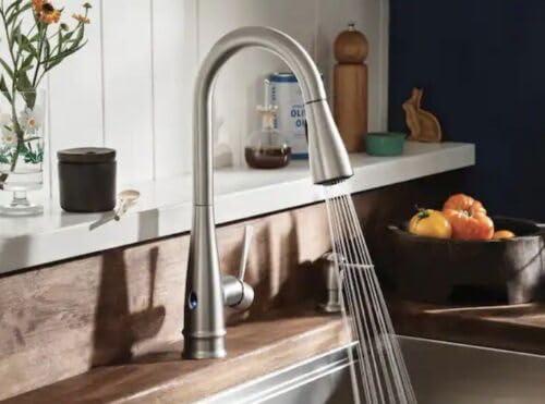 Stainless Steel Touchless Single-Handle Pull-Down Kitchen Faucet