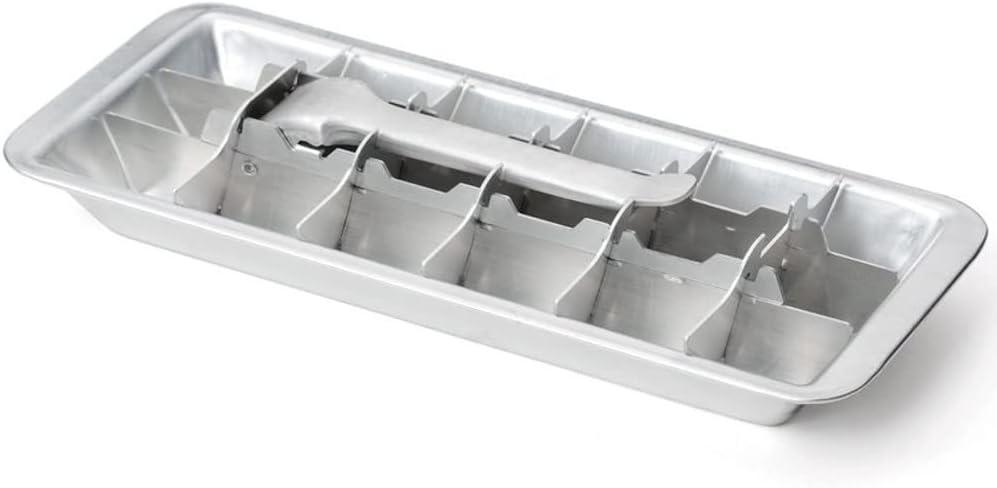 HIC Kitchen Vintage Ice Cube Tray, Aluminium