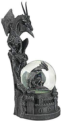 Design Toscano The Dragons of Castle Malahide Gothic Water Globe