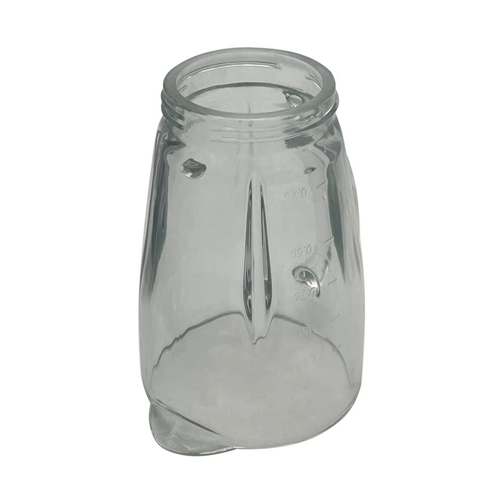 6-Cup Glass Jar Replacement Part 124461, Includes Lid, Compatible with Classic Series Blender