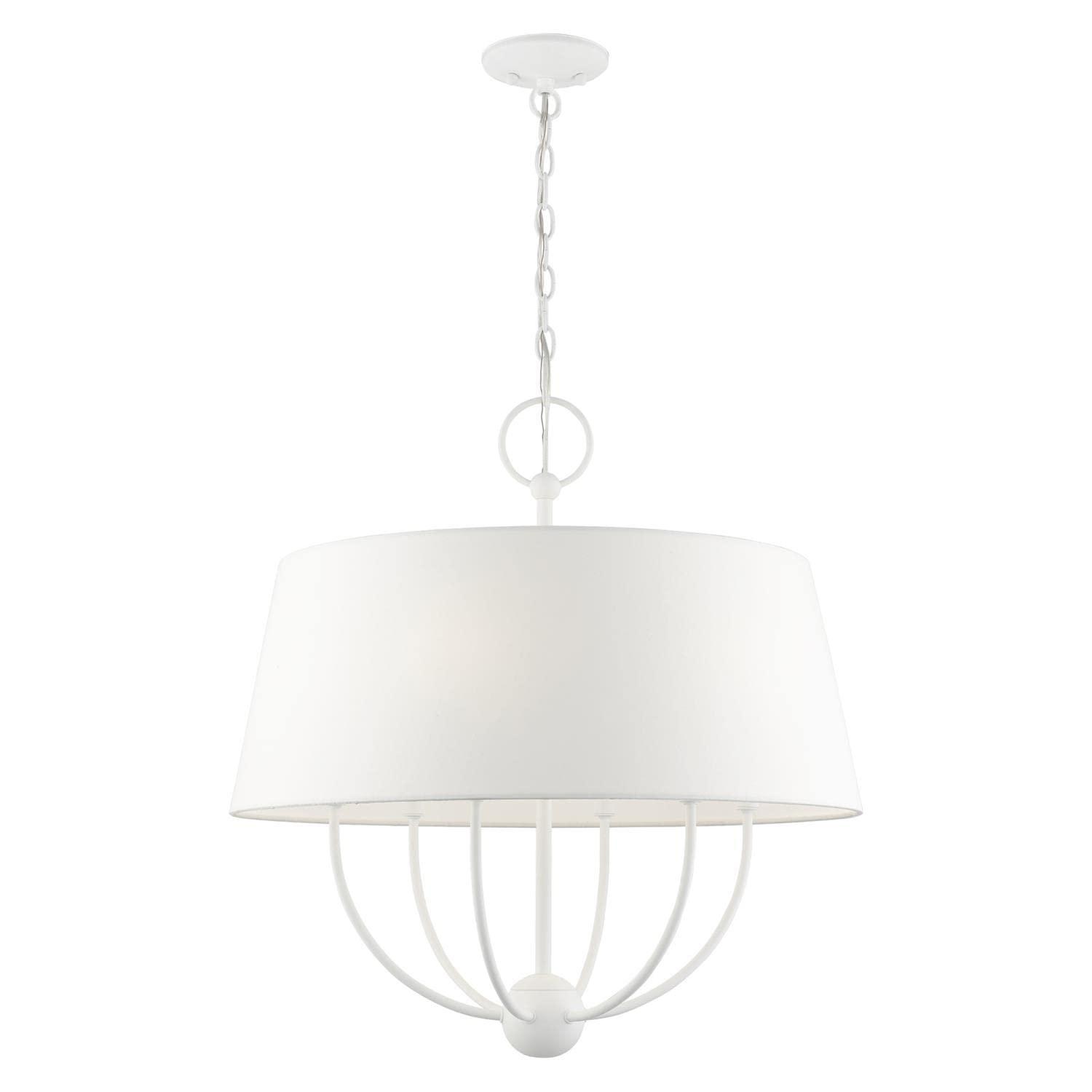 Livex Lighting Ridgecrest 6 - Light Pendant in  White