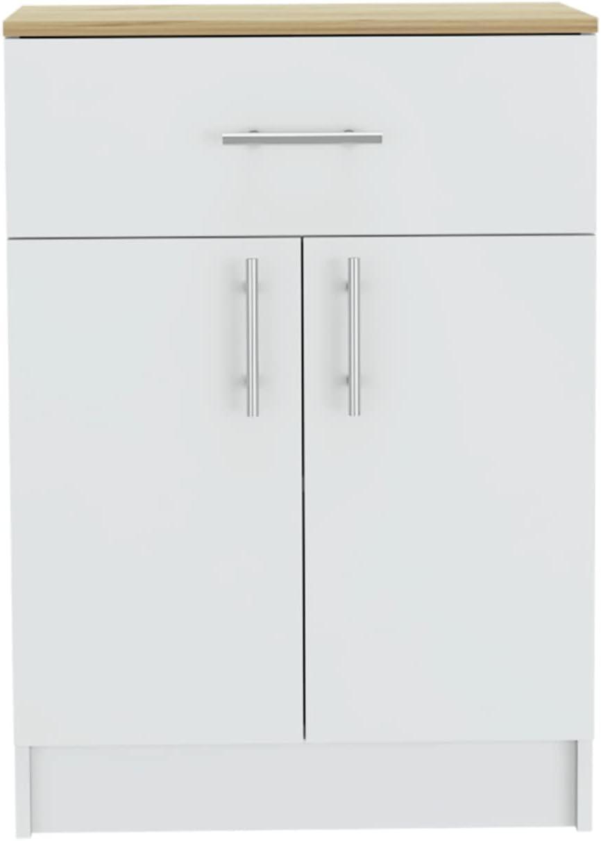 Latitude Run® Barbados Pantry Cabinet, One Drawer, Two Interior Shelves