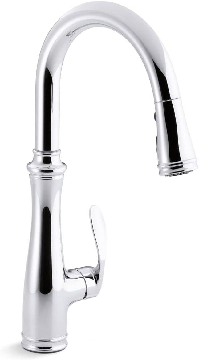 Bellera™ Pull Down Single Handle Kitchen Faucet with Handle and Supply Lines