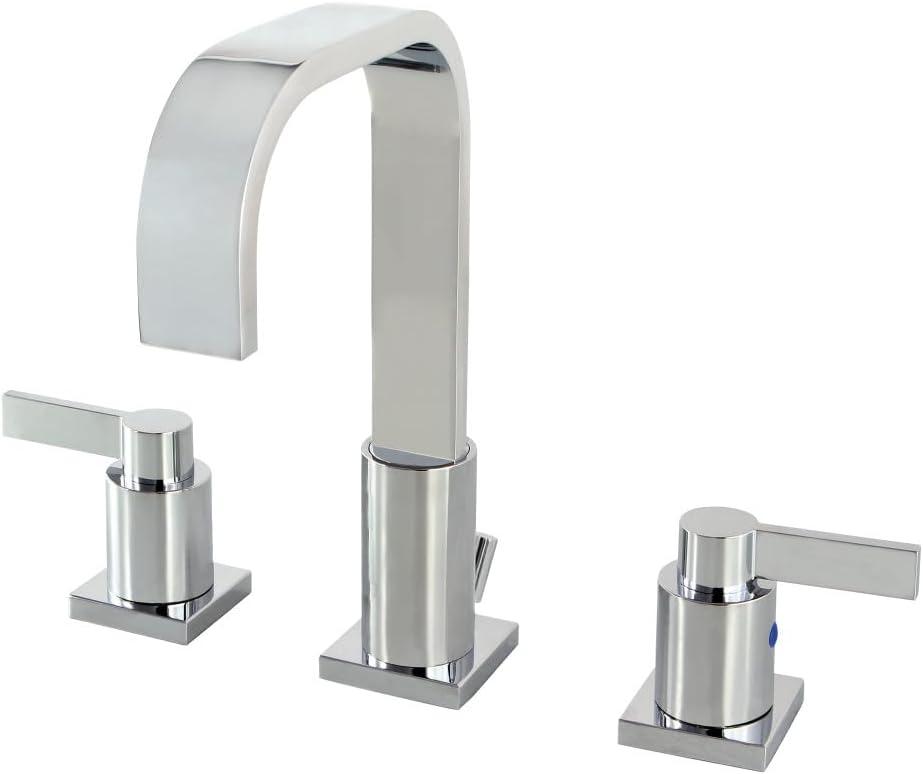 Nuvo Fusion Widespread Bathroom Faucet with Drain Assembly