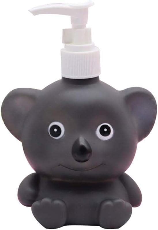 Cute Koala Black Plastic Soap Dispenser for Kids