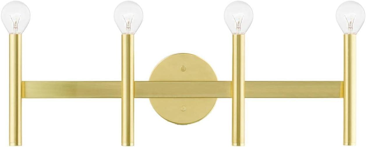 Copenhagen Satin Brass 4-Light ADA Compliant Vanity Sconce