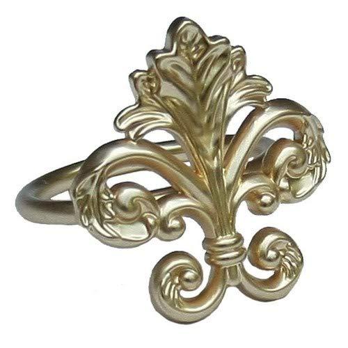 Fleur De Lis Metal Napkin Ring