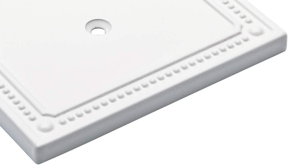 Franklin Brass Classic Beaded 2-Gang Toggle Light Switch Wall Plate