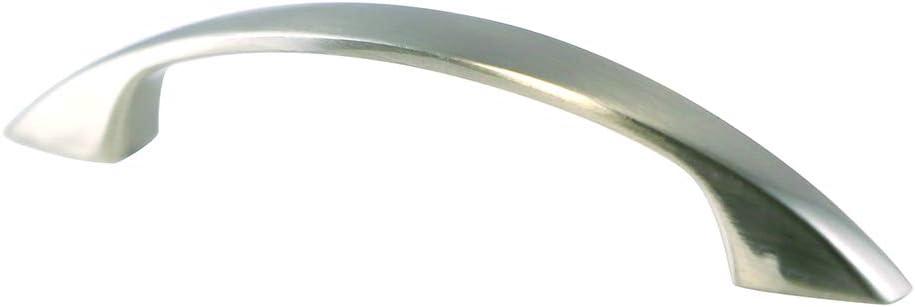 Design House 564633 Arced Cabinet Pull, 25-Pack, Satin Nickel