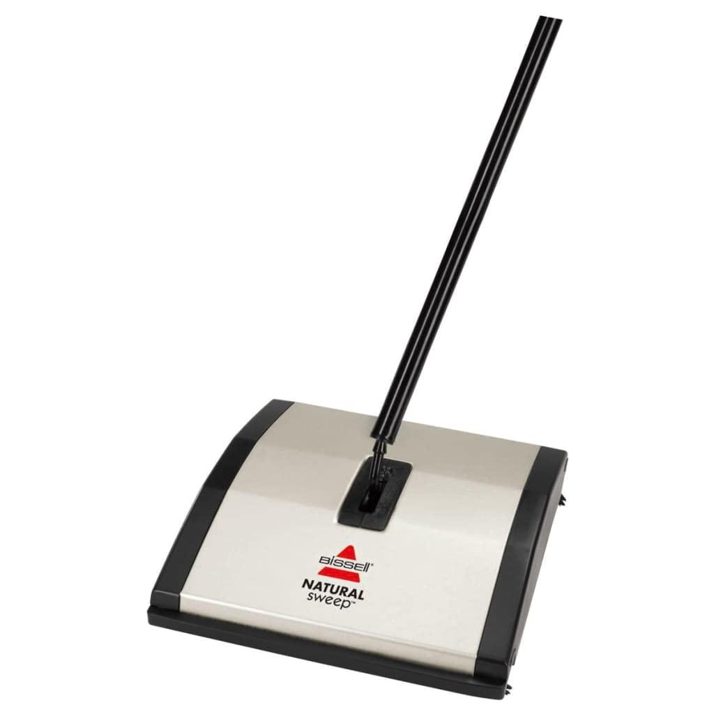 Natural Sweep Lightweight Carpet and Floor Sweeper with Nylon Bristles