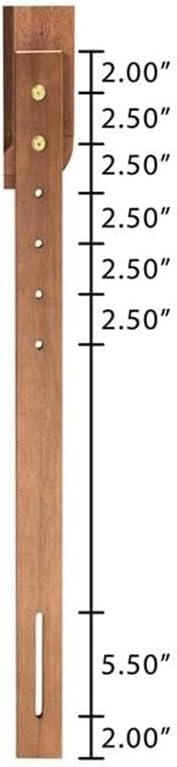 Clive Vintage Traditional Farmhouse Ash Walnut Finished Wood King Size Headboard